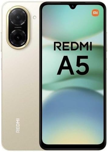 XIAOMI Redmi A5 4G Smartphone, 3+64Go, Couleur Or, Grand écran 6....