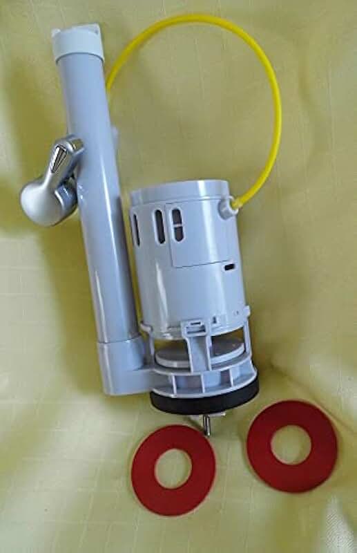 one piece toilet flush valve