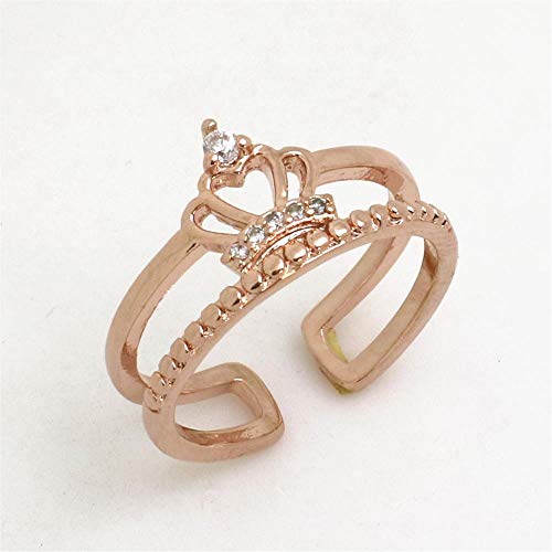 LFWZY YANRR Anillo Zircon Hembra Doble índice Dedo Anillo Personalidad Estudiante Mano decoración de la Abertura del Anillo de Las Mujeres LFWZY YANRR Anillo Zircon Hembra Doble índice Dedo Anillo Personalidad Estudiante Mano decoración de la Abertura del Anillo de Las Mujeres