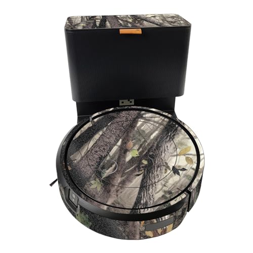 Glossy Glitter Smart Home Skin Compatible with iRobot Roomba J5 Plus - Tree Camo - Premium 3M Vinyl Protective Wrap Decal Cover - Easy to Apply | Crafted in The USA by MightySkins