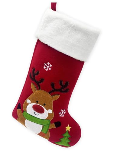 Image for Reindeer Christmas Stocking