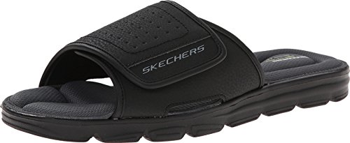 Skechers Sport Men's Wind Swell 51314 Sandal,Black,11 M US