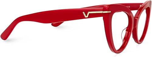 Miniatura 7 de VOOGLAM Cateye - Gafas azules para mujer, antifatiga ocular, ojos secos, computadora, teléfono, TV, gafas Veromca