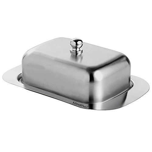 Stainless Steel Butter Dish with Lid