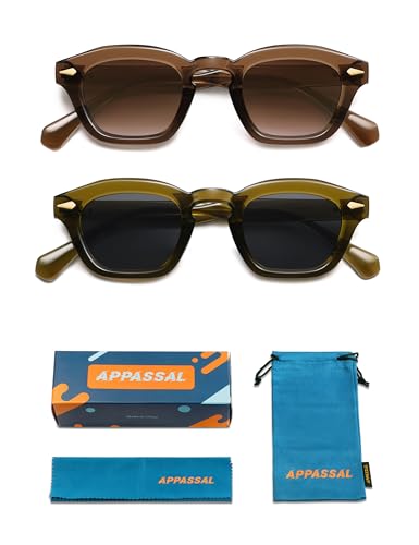 Small Retro Square Sunglasses for Women Mens Rectangle Sunnies AP3680