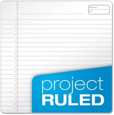 Ampad Gold Fibre Classic, Wirebound Planner Pad, Size 8-1/2 x 11-3/4, Red Cover, Legal Ruling , 70 Sheets per Pad (20-811),White image 3