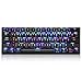Docooler MOTOSPEED CK61 Teclado mecánico para Juegos,RGB Interruptores Azules OUTMU Teclado 61 Teclas Anti-Efecto Fantasma con luz de Fondo para Juegos,Negro