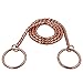 MOONPET™ Rose Gold P Snake Dog Choke Chain Collar - Heavy Duty for Small Medium Large Dog Breeds - Command Obedience Dog Training Slip Collar - 20