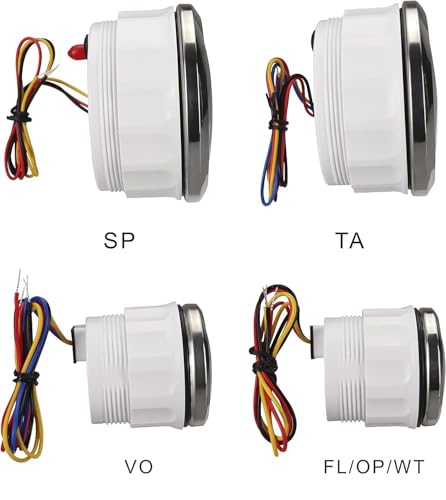 Image of MOTOR METER RACING 110mm 4-3 /8 inch W PRO Series 6 Gauge Set White Dial