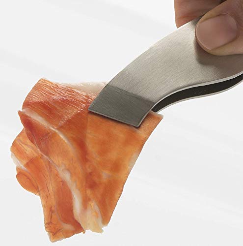 Serrano Ham Bone In From Spain 15-17 Lb + Ham Stand + Knife + Ham Cover + Ham Tongs - Cured Spanish Jamon Made With No Nitrates Or Nitrites #TOP6
