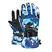 Gants de ski pour femme - Gants d'hiver chauds pour homme - Gants de vélo imperméables et coupe-vent - Gants thermiques épais - Gants de moto antidérapants pour le cyclisme et le ski, c, X-Large