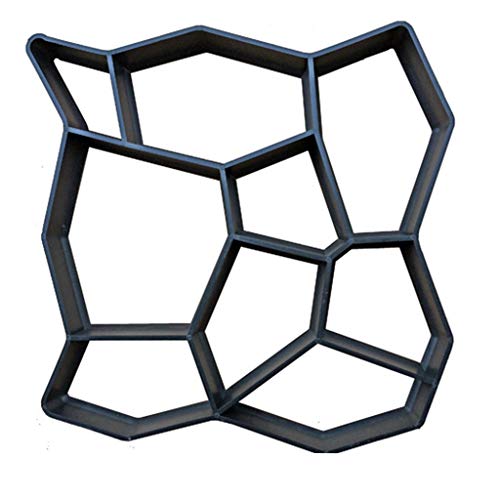 Diy Garden Plastic Path Paving Brick Mould Patio Maker Concrete Mold Stepping Cement Stone Road Pathmate Auxiliary Tool
