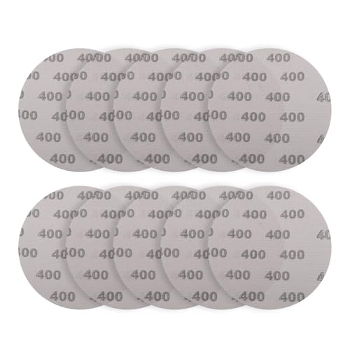 10 Pezzi Abranet Rete Dischi Abrasivi Ø 225 mm, Dischi Abrasivi da 225 mm, per Levigatrici per Cartongesso, Auto, Legno, Metallo (225mm, 120, Media)
