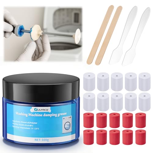 3.5 oz (100g) Washing Machine Damping Grease with 20 Foam Inserts
