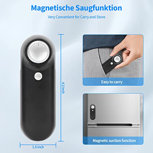Foto von Mini Folienschweißgerät, 2 in 1 Mini Bag Sealer, USB wiederaufladbar Tütenverschweißer, Hand-Folienschweißgerät Tüten Schneiden und Verschließen Heißsiegelmaschine Handlicher Tüten Verschweißer