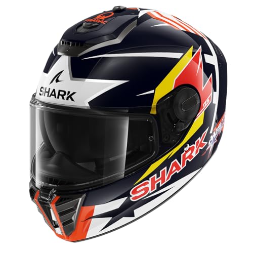 SHARK, Casco integrale moto Spartan RS Replica Zarco Austin BRW, L