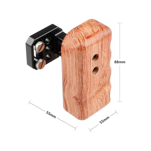 Image of CAMVATE Wooden Handle Grip for Panasonic Camera GH Series(Right Hand) - 1649