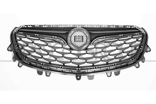 PRASCO OP7022001 Griglia radiatore nero