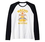 Photo Gallery nacho media detective divertente investigatore cinco de mayo maglia con maniche raglan Photo Gallery nacho media detective divertente investigatore cinco de mayo maglia con maniche raglan