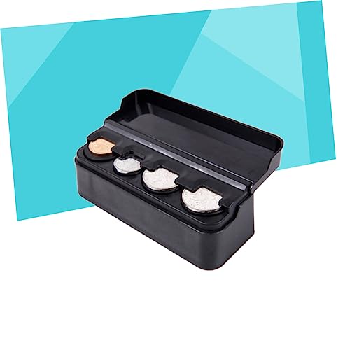 Caja organizadora de monedas Veemoon color negro miniatura 7