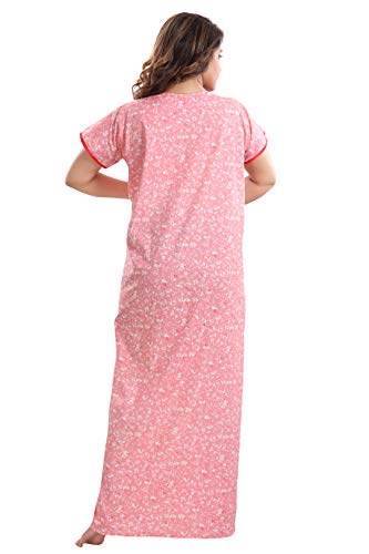TRUNDZ Women's Cotton Printed Maxi Nighty - Image 4