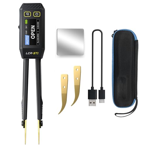 Treedix Mini Smart Tweezer LCR Meter/ESR Meter, Digital Tweezer T...