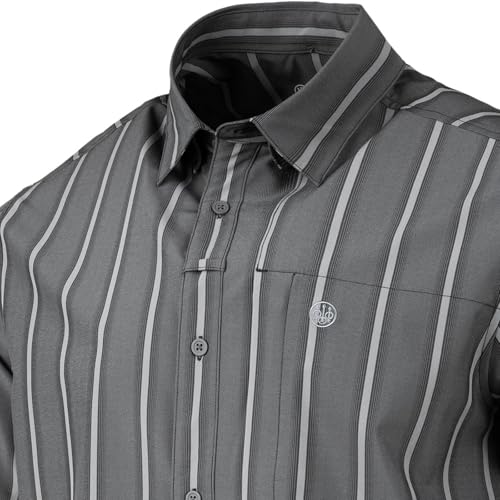 Beretta Men's Hovis Flex Performance UPF 50+ Sun Protection Outdoor Short Sleeve Button-Down Shirt with Hidden Chest Pockets3