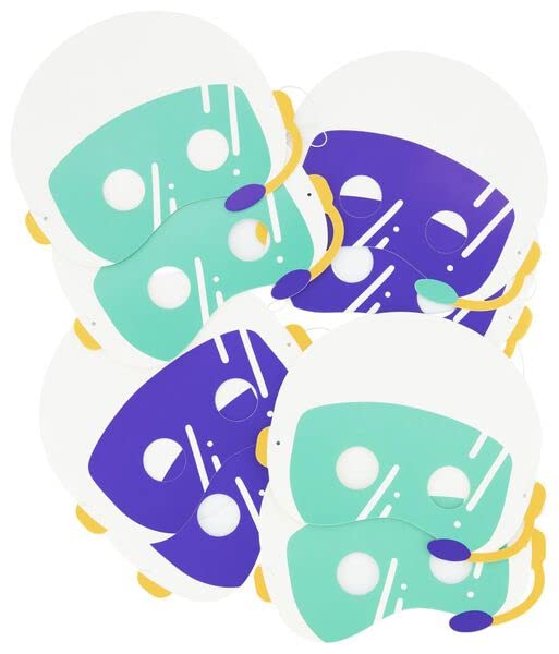 Hema Space Cardboard Masks 8 Pack