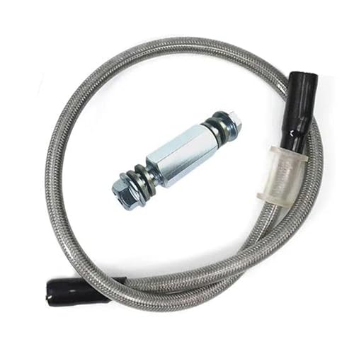 Flexible frein hydraulique M10 28°-90° robuste pour moto 160cm