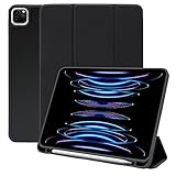 MS factory iPad Pro 11インチ 第4/3/2世代 用 ケース 2022 2021 2020 Apple Pencil 収納 耐衝撃 ソフト カバー Pro 11 第4世代 第3世代 第2世代 スタンド オートスリープ ブラック 黒 IPDP11/4-S-HDR-BK