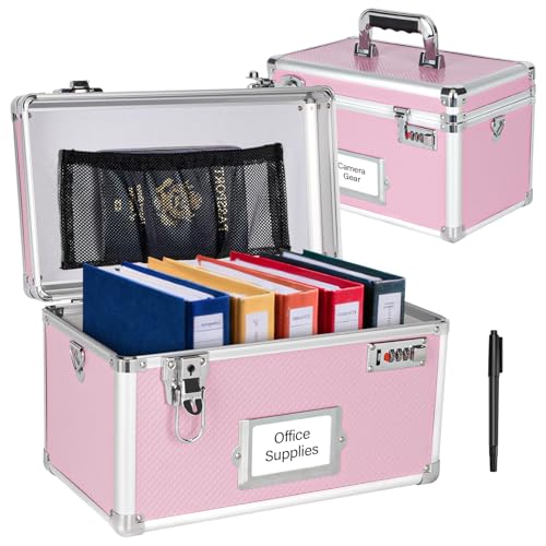 Daul Lock Child-Proof Medicine Box | Portable Medication Storage for Home & Travel - Secure Organizer for Pills, Vitamins, Prescriptions (Elderly, Fam