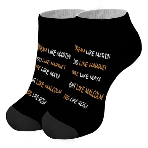 B Is For Brilliants Black Boy Kid Black Historys Month Toddler Men Ankle Socks No Show Men's Socks2