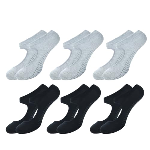 BALENZIA Pilates Grip Socks Women |Pack of 6| Yoga Accesorries Grip Hospital Walk|Ballet Dance Anti Slip Non Skid Sock