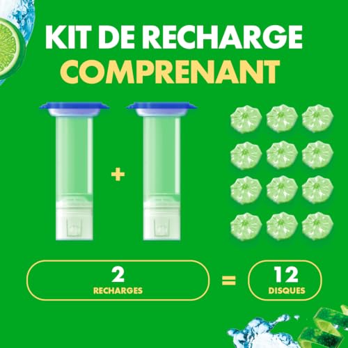 Bloc WC Canard Fresh Disc 2 Recharges de 6 Disques MO5000204328950 – Fraîcheur Citron Vert - vue 6