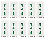 KIT PROMO 10 PRESE PLANA Presa 2P+T 16A P17/11 bianco - 14203 - ORIGINALE