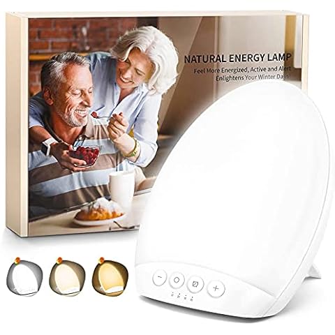 Tageslichtlampe 10000 lux, Sonnenlicht Lampe mit 3 Farbtemperaturen/5 Helligkeitsstufen/4 Timer und Memoryfunktion, Lichttherapielampe Tageslichtleuchte für den Schreibtisch im Büro oder Zuhause Cover