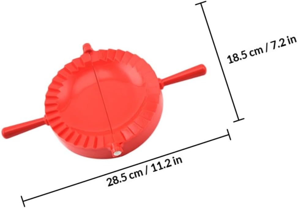 KALLORY 4pcs Dumpling Maker Set Large Medium Small Mini Molds Pp Plastic Dumpling Press Tools for Homemade Making and Kitchen Use Random Color