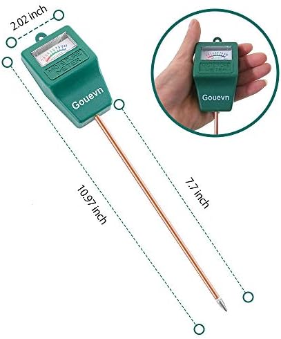 Gouevn 2pack Soil Moisture Meter, Hygrometer Soil Plant Water Meter, Plant Moisture Meter Indoor & Outdoor for Potted Plants, Lawns, Succulent (No Batteries Required) - 3