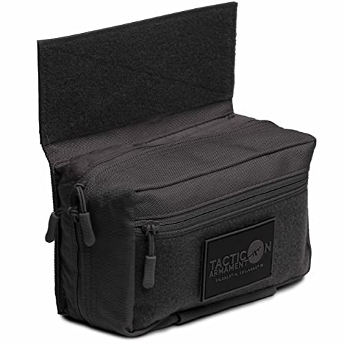 Tacticon Drop Pouch Elite | Combat Veteran Owned Company | Dangler Pouch Compatible with Any Vest with Hook and Loop at Front - Tacticon