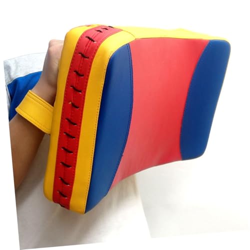 BELLIFFY Kickboxing Kick Pad Thickened Sponge Punching Hand with Cover Curved Taekwondo Training Boxing Tool for Adults and Impact Absorption Focus Pad for Martial Arts Coaches - Image 4