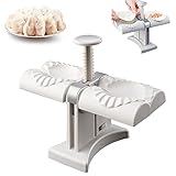 【Maravillosa herramienta de cocina】 Envuelva dos a la vez para albóndigas rápidas. No se requieren habilidades, solo presione hacia abajo para mejorar la eficiencia. Si tienes amigos o familiares a los que les gusta cocinar, estos moldes de prensa para bolas de masa hervida serán el regalo perfecto para ellos.