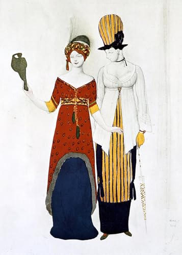 Tableau Toile Costume Moderne Léon Bakst Décoration Salon