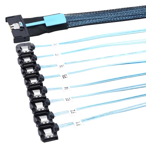 Cable convertidor MCIO PCIe Slimline SFF-8654 0.5m