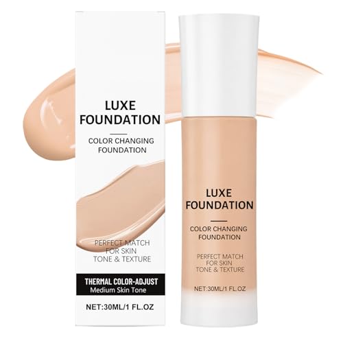 LUXE Base correctora de color inteligente, base de maquillaje de larga duración de 30 ml, acabado natural que la belleza del, imprimación para construir el rostro