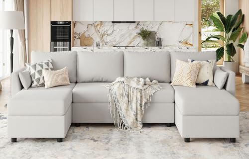 Huatean 114 Modular U-Shape Sofa with Storage