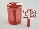 TUPPERWARE Chef Multi-Chef rot D169 zum Aufschlagen&Zerkleinern Speedy Girl P 24251