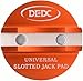 DEDC Universal Aluminum Grooved Magnetic Jack Pad, Jacking Puck Pinch Weld Frame Rail Adapter, Oil Change Mush Haves, Change Tire Repair Tires Oil Must Have, for Car SUV Truck Pickup Sedan MPV Wagon