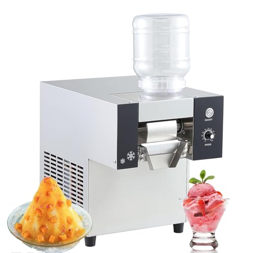 Máquina para Hacer granizados de Hielo, 120 kg/24 h, máquina de Hacer Copos de Nieve, máquina Comercial automática eléctrica para mostrador, para Bares, cremerías.