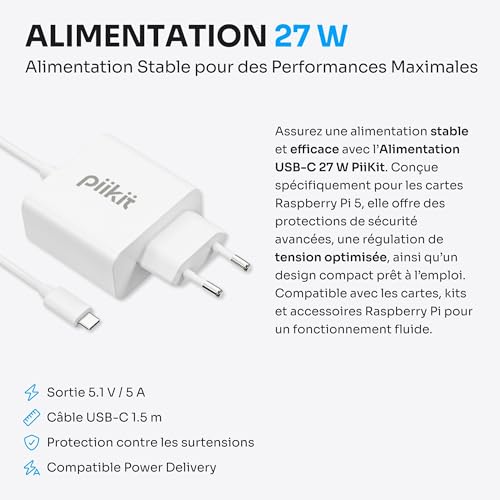 Kit Raspberry Pi 5 2 Go complet pour éviter la surchauffe et les bugs - 6