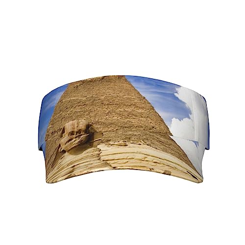 Casquettes pour la plage chapeau de soleil réglable respirant Pyramides d'Égypte